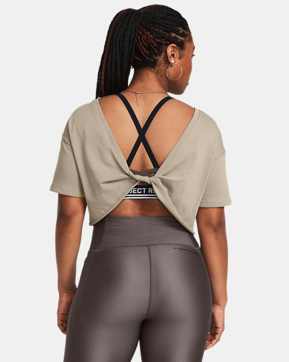 Camiseta estampada Project Rock Balance para mujer, Brown, pdpMainDesktop image number 1